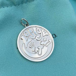 Tiffany & Co. Love Bug Lounge Lizard Round Charm Pendant 4 necklace & bracelet